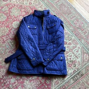 Barbour belted jacket
